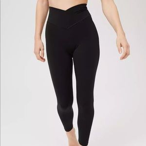 Aerie Real Me High Waisted Crossover Leggings